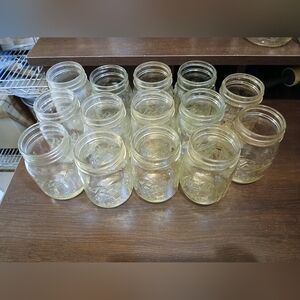 Set of Ball Glass Mason Jars
